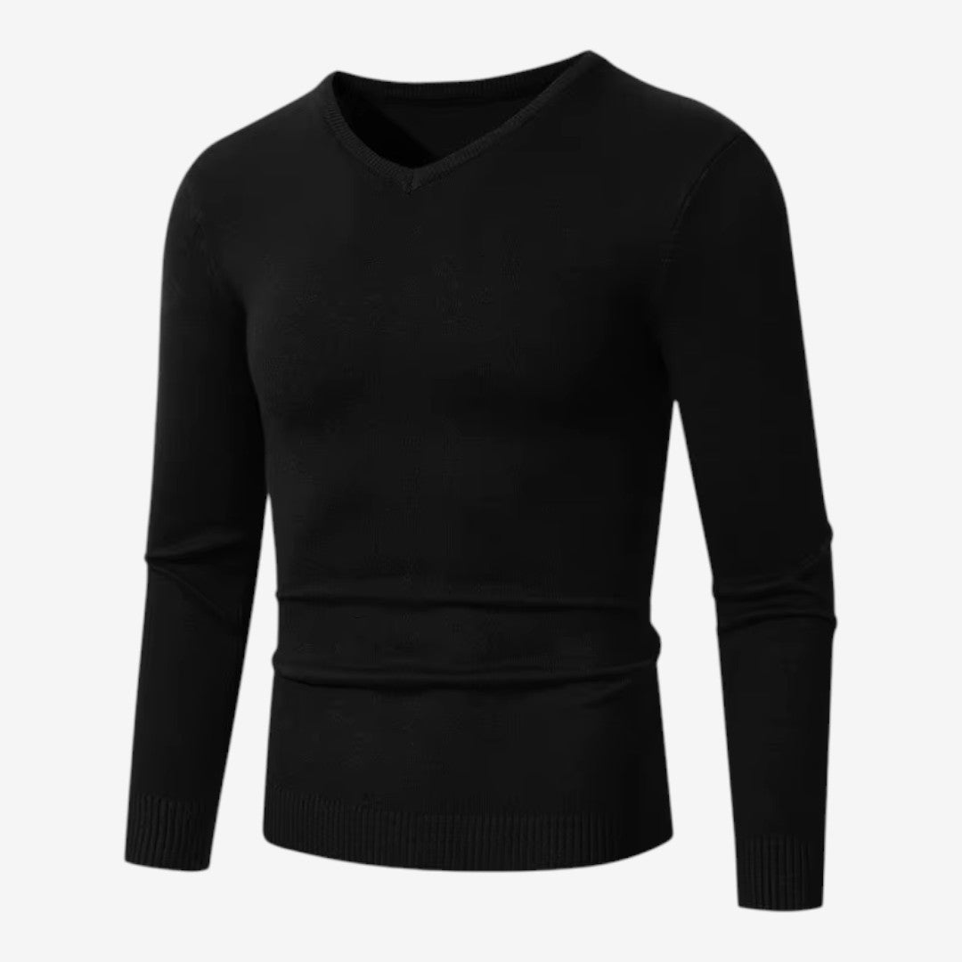 Jorvalore | Men's Slim Fit Knit Jumper Lightweight Casual Style