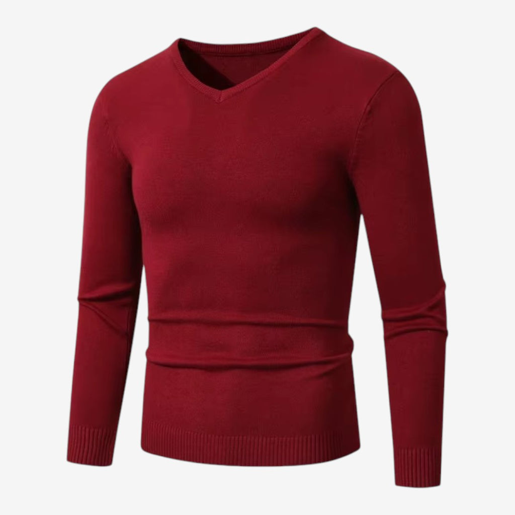 Jorvalore | Men's Slim Fit Knit Jumper Lightweight Casual Style