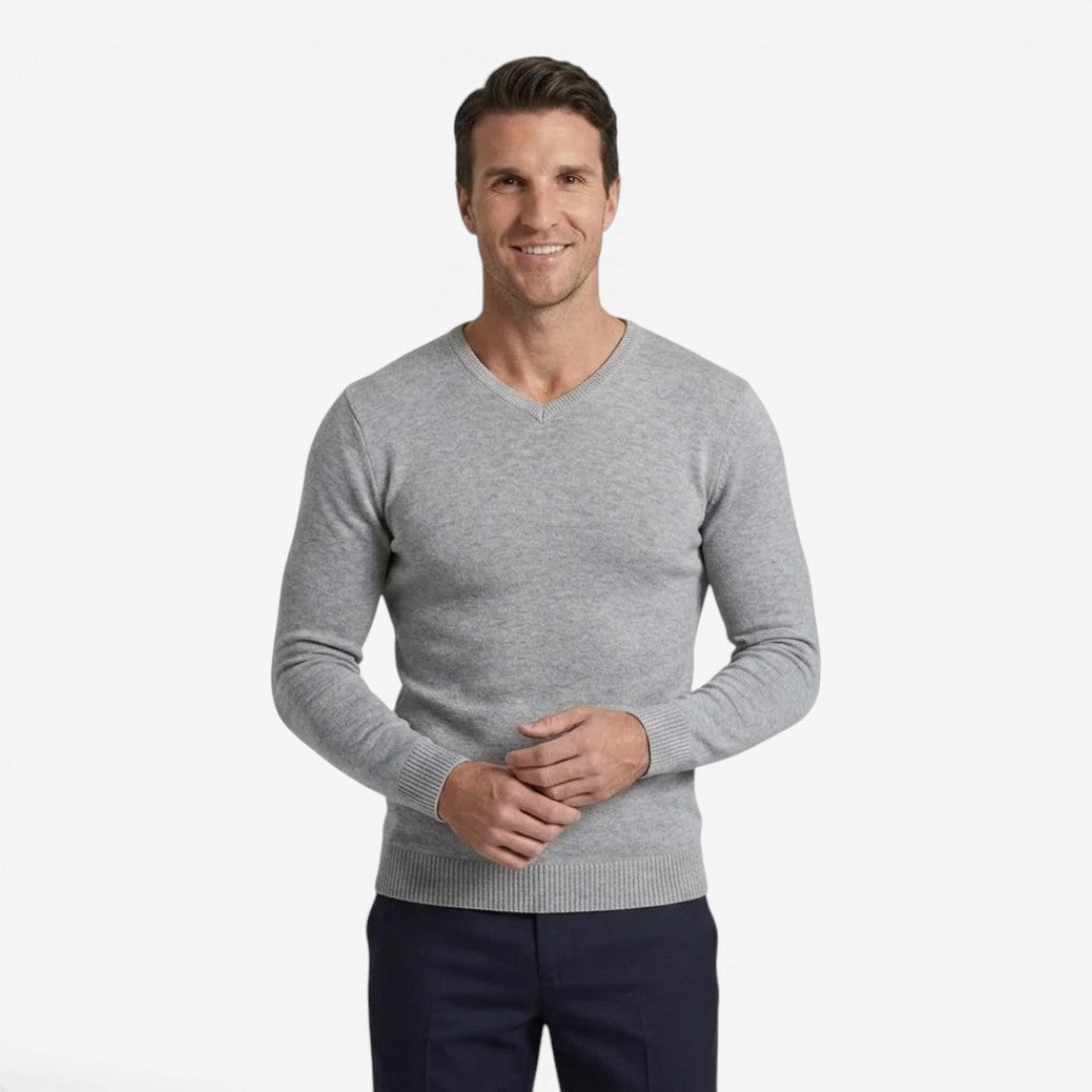 Jorvalore | Men's Slim Fit Knit Jumper Lightweight Casual Style