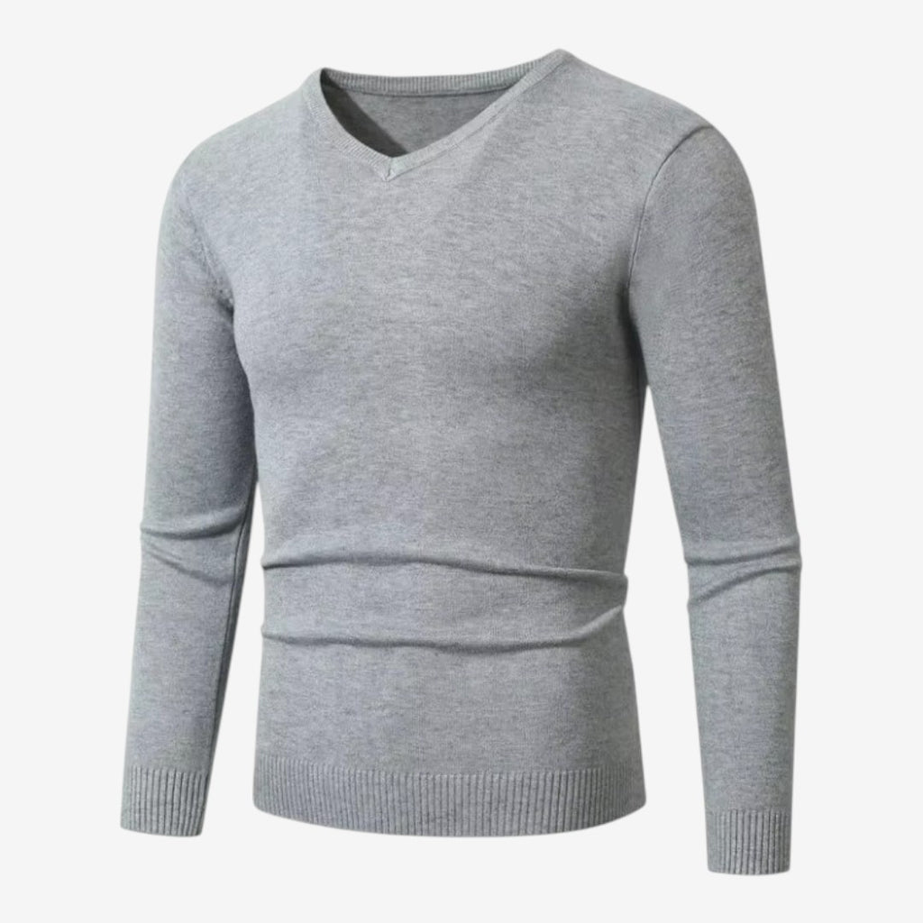 Jorvalore | Men's Slim Fit Knit Jumper Lightweight Casual Style