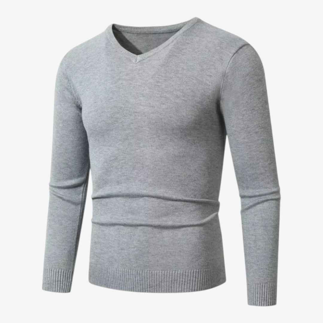 Jorvalore | Men's Slim Fit Knit Jumper Lightweight Casual Style