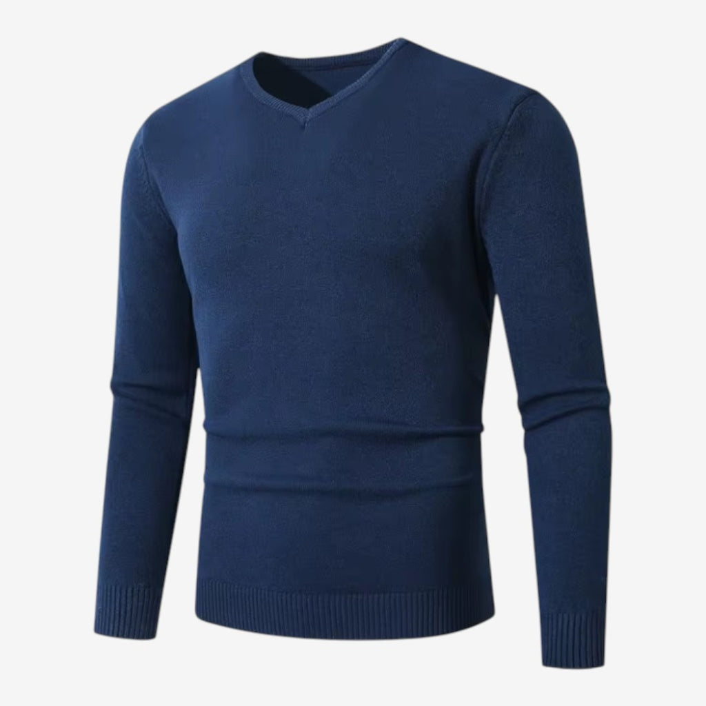 Jorvalore | Men's Slim Fit Knit Jumper Lightweight Casual Style