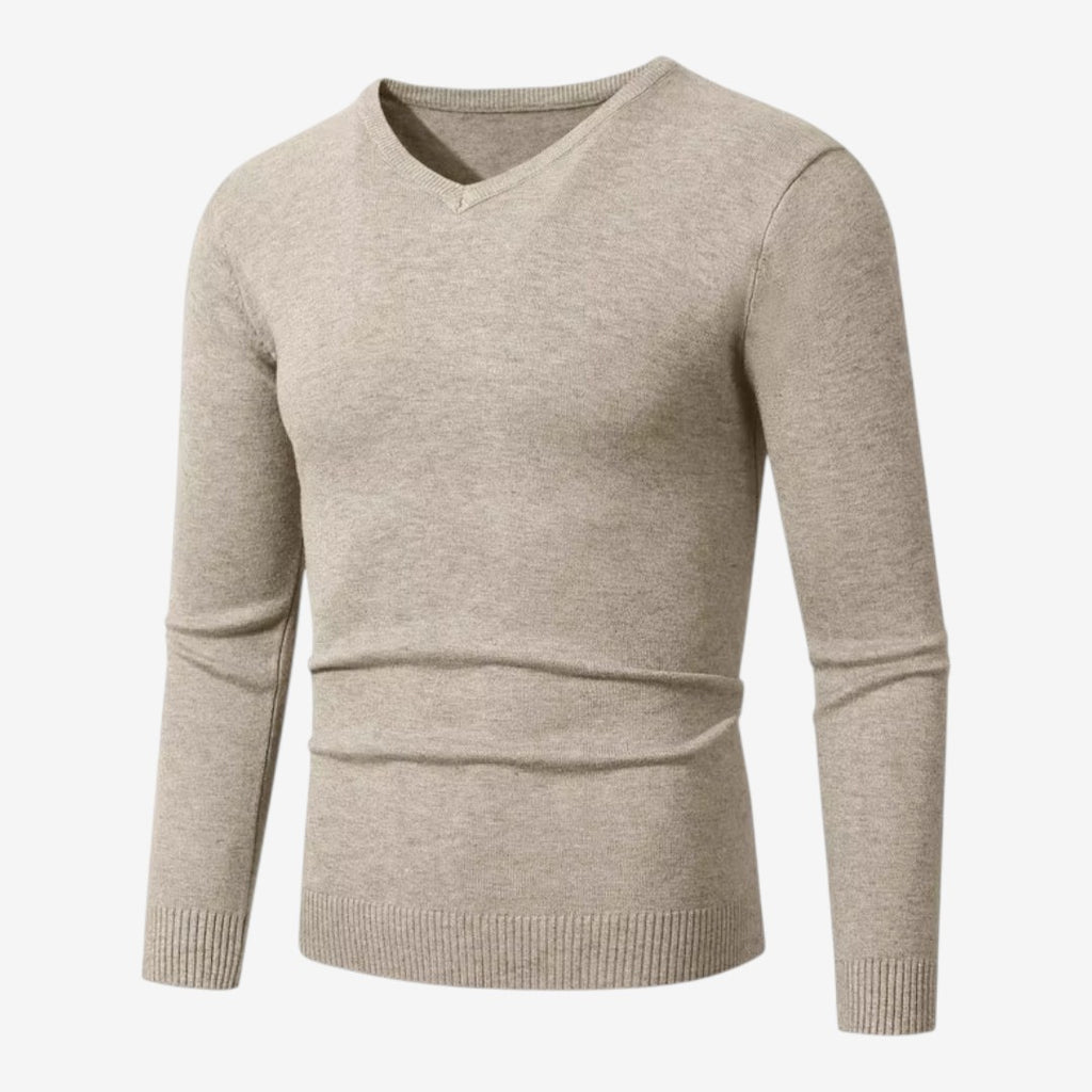 Jorvalore | Men's Slim Fit Knit Jumper Lightweight Casual Style