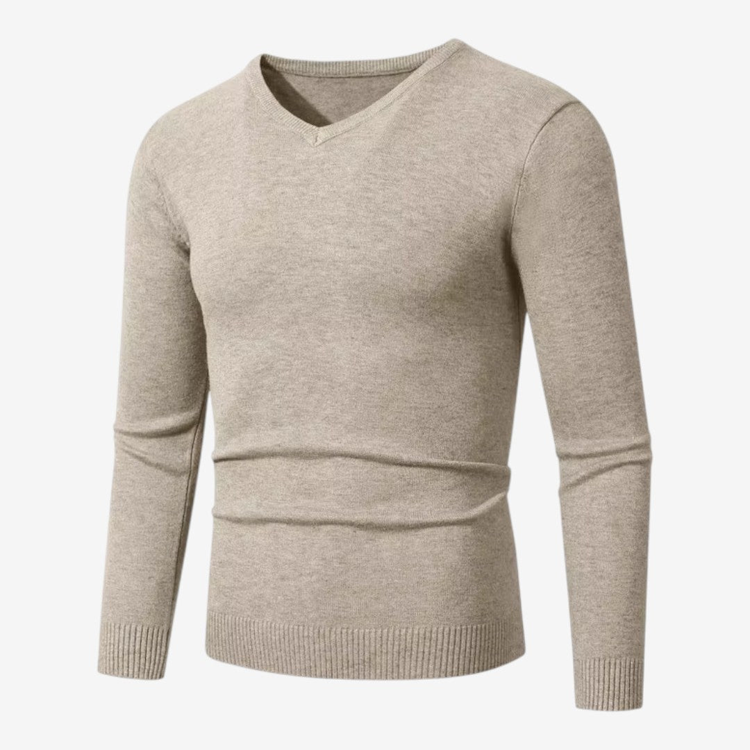 Jorvalore | Men's Slim Fit Knit Jumper Lightweight Casual Style