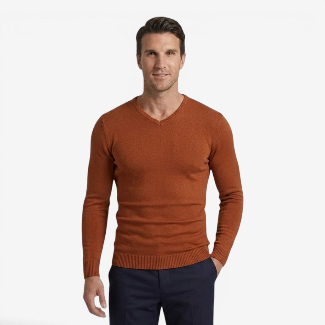 Jorvalore | Men's Slim Fit Knit Jumper Lightweight Casual Style