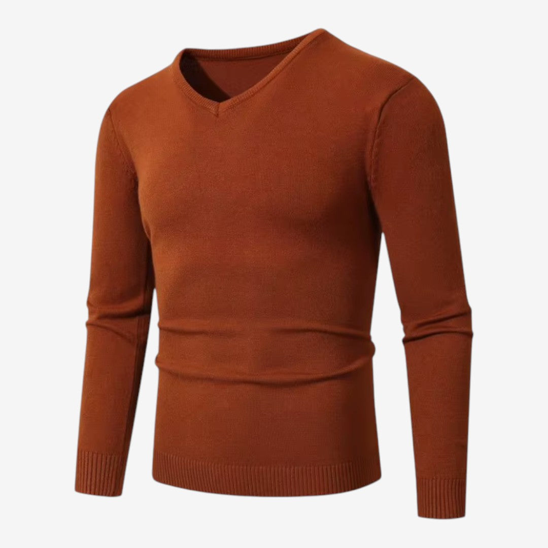 Jorvalore | Men's Slim Fit Knit Jumper Lightweight Casual Style