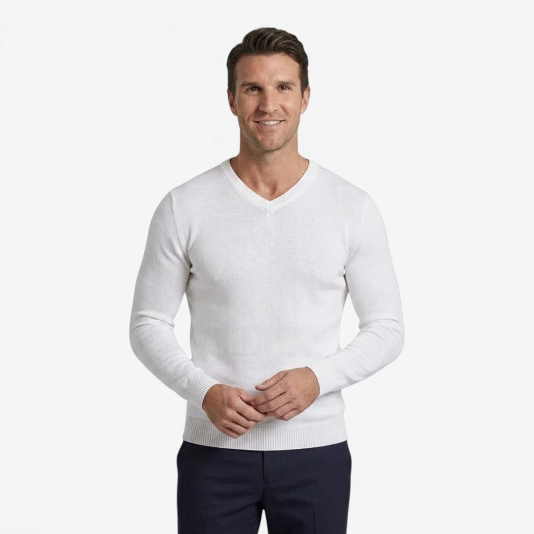 Jorvalore | Men's Slim Fit Knit Jumper Lightweight Casual Style