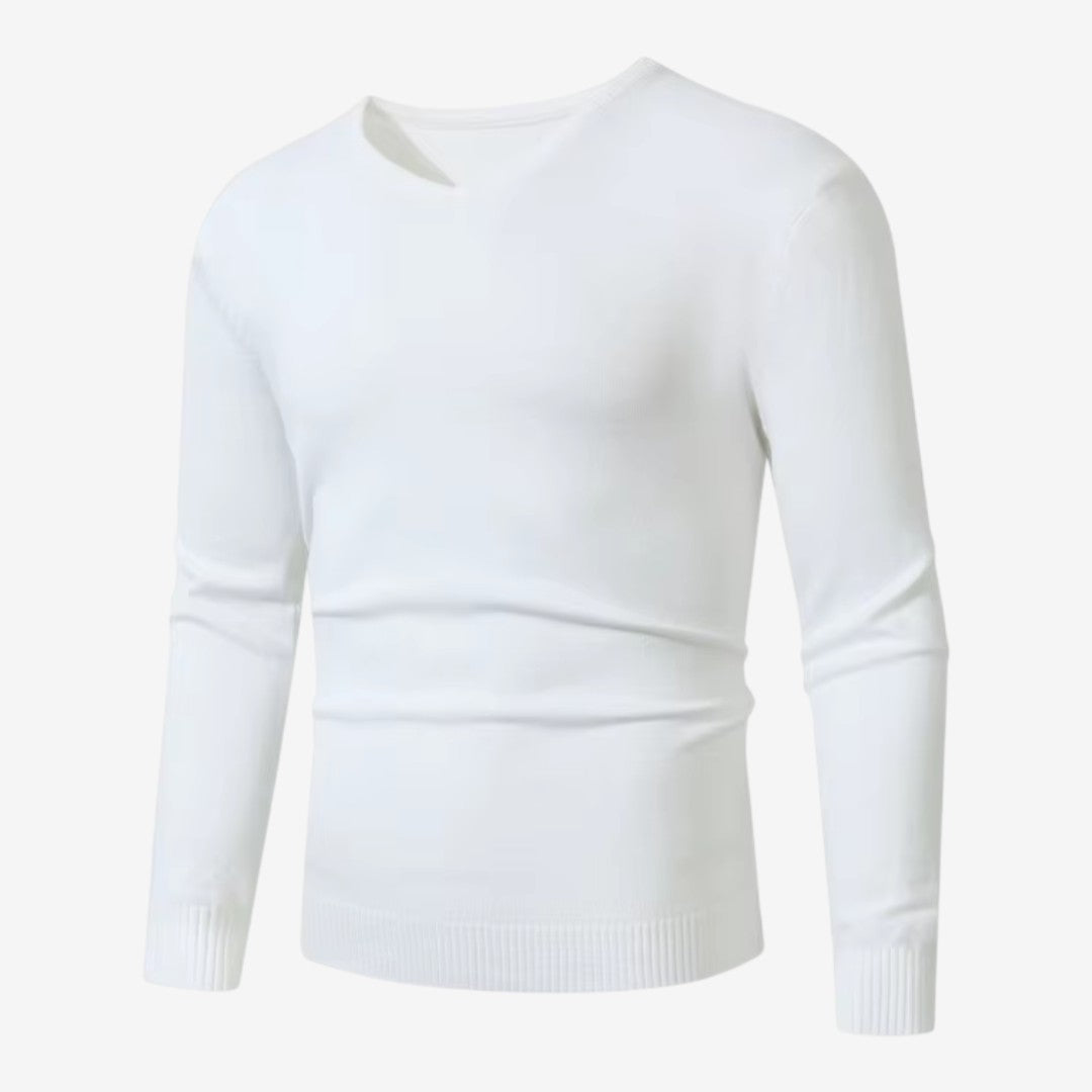 Jorvalore | Men's Slim Fit Knit Jumper Lightweight Casual Style