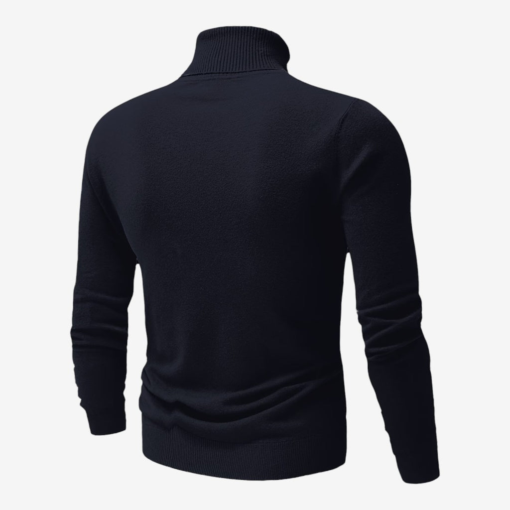 Jorvalore | Men's Slim Fit Turtleneck Jumper for Smart Casual Wear