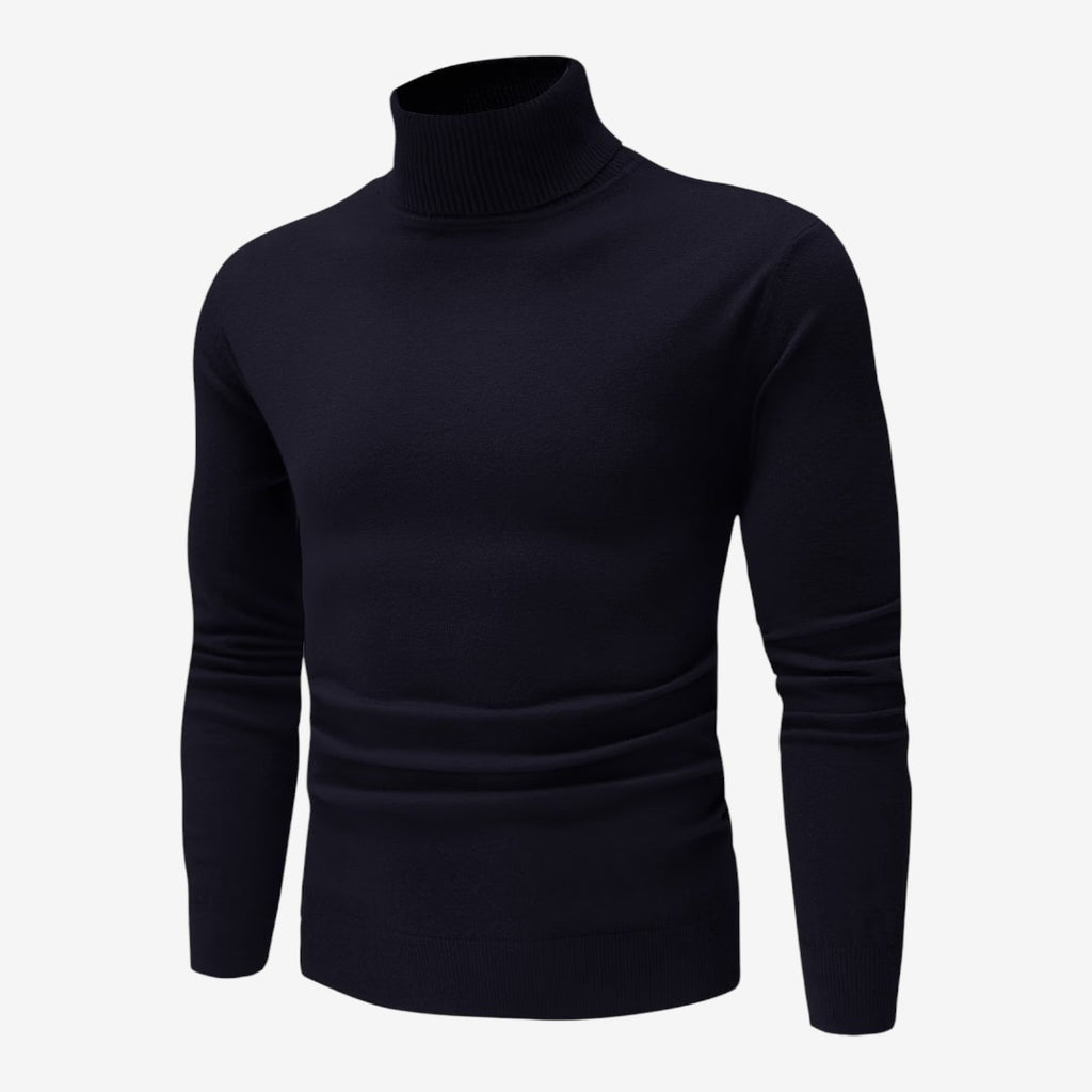 Jorvalore | Men's Slim Fit Turtleneck Jumper for Smart Casual Wear