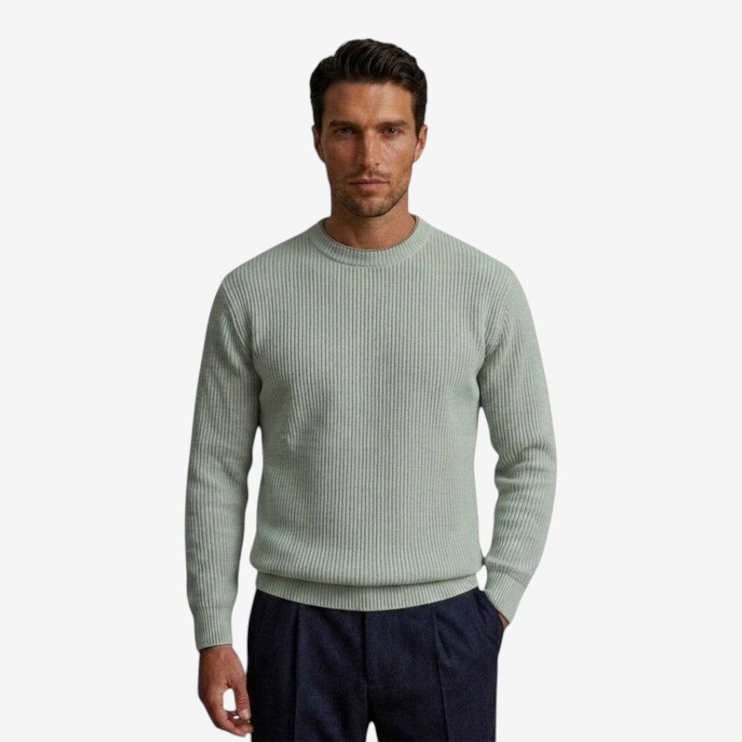 Jorvalore | Men's Soft Knit Crew-Neck Jumper Everyday Wear