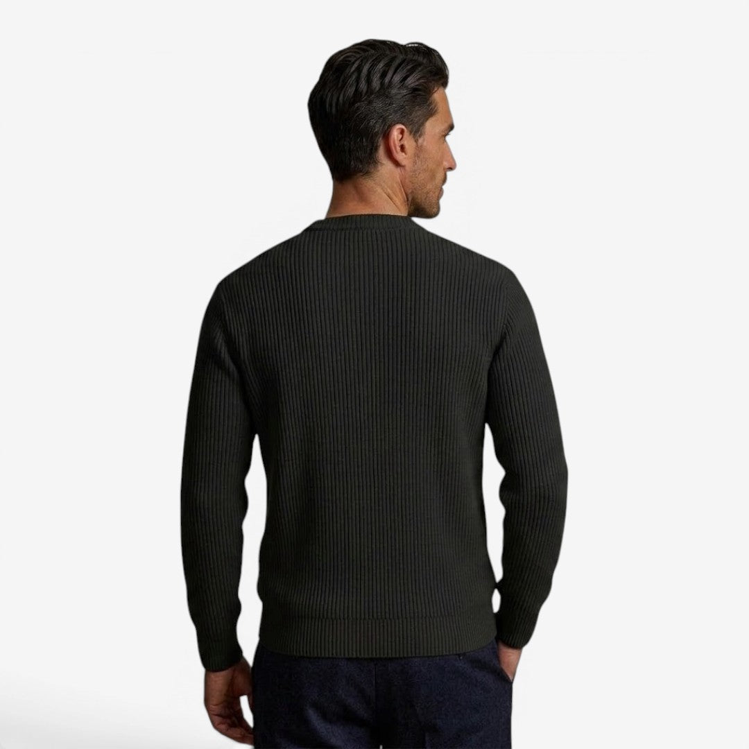 Jorvalore | Men's Soft Knit Crew Neck Jumper Everyday Wear