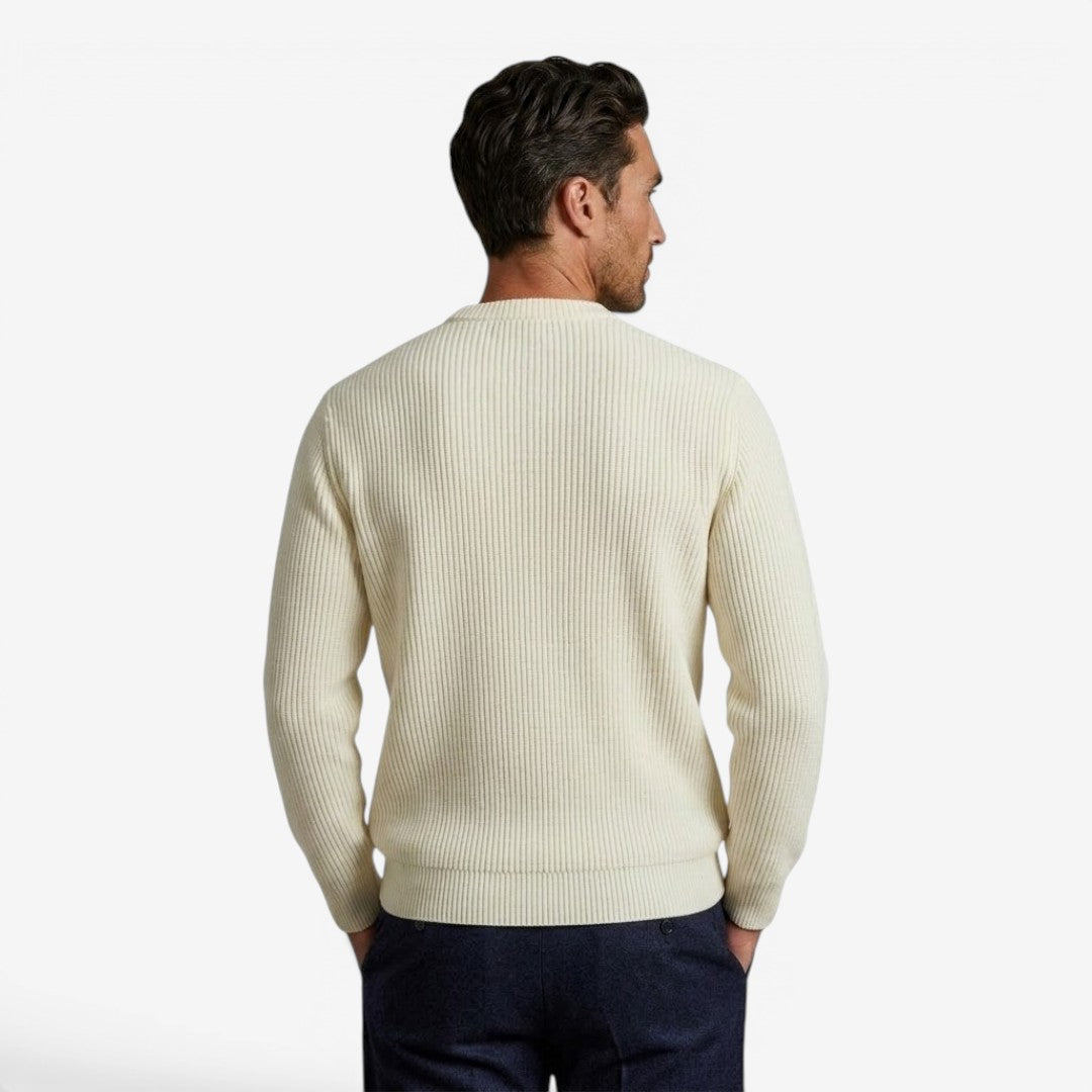 Jorvalore | Men's Soft Knit Crew Neck Jumper Everyday Wear