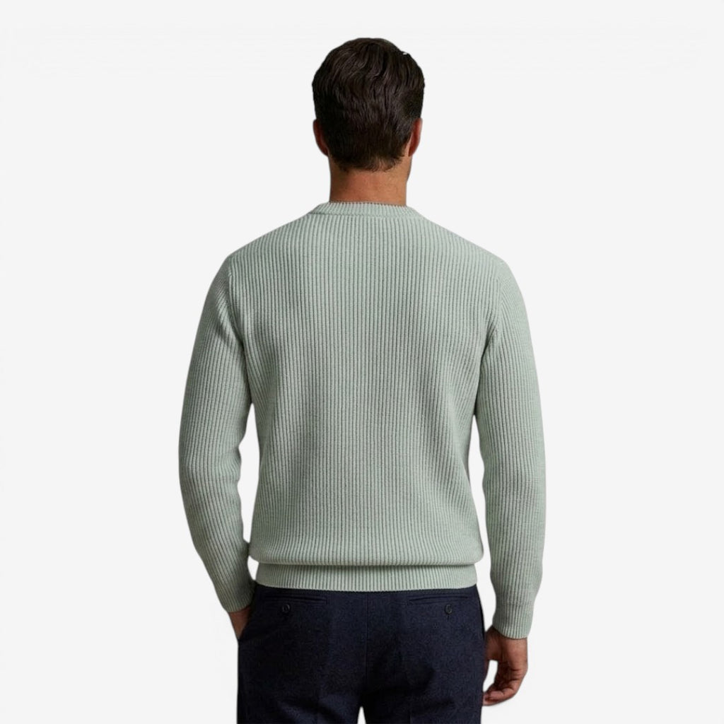 Jorvalore | Men's Soft Knit Crew Neck Jumper Everyday Wear