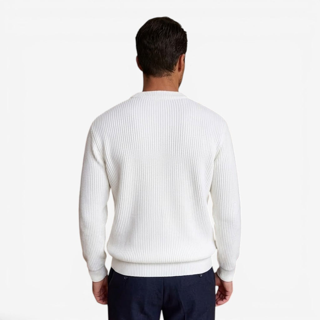 Jorvalore | Men's Soft Knit Crew Neck Jumper Everyday Wear