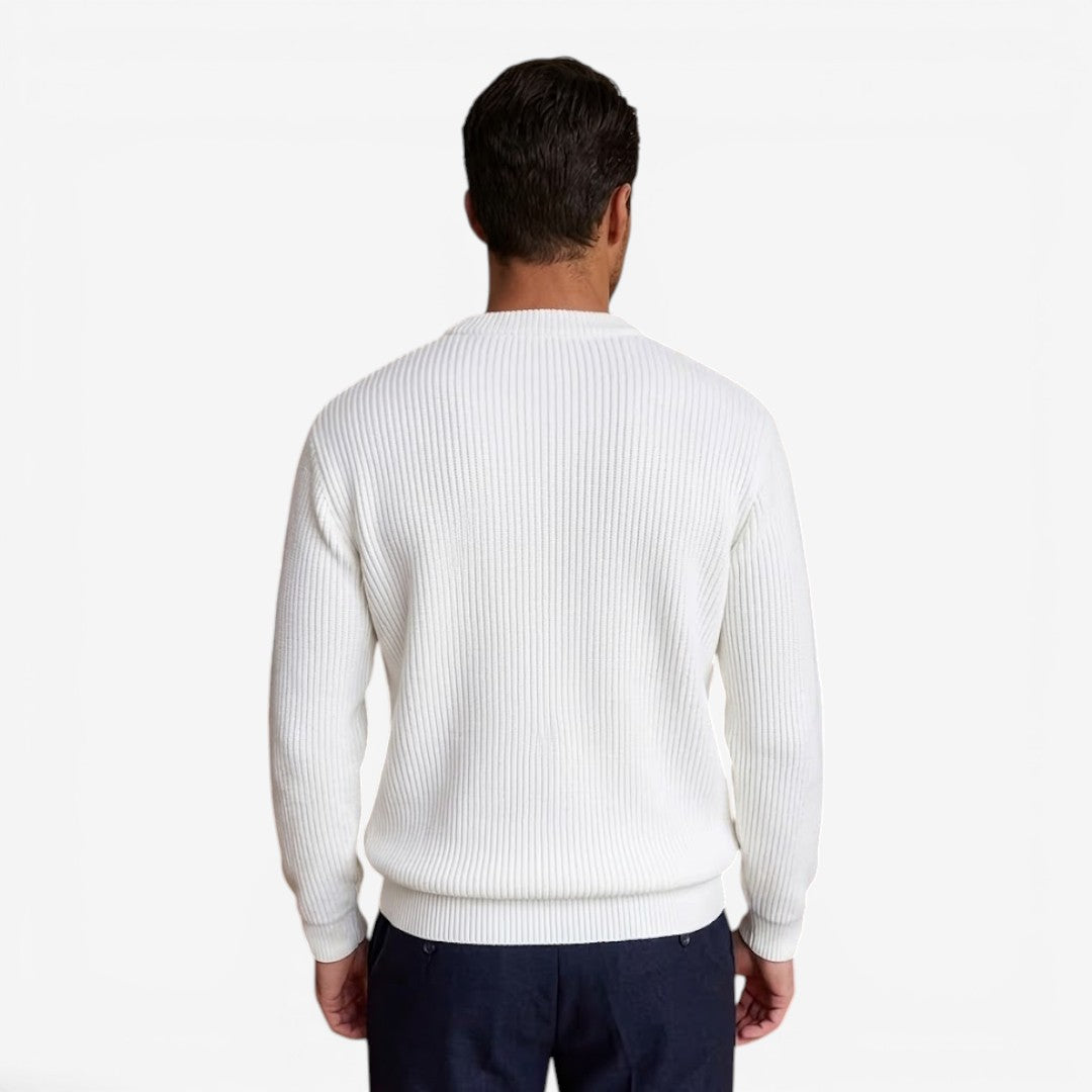 Jorvalore | Men's Soft Knit Crew Neck Jumper Everyday Wear