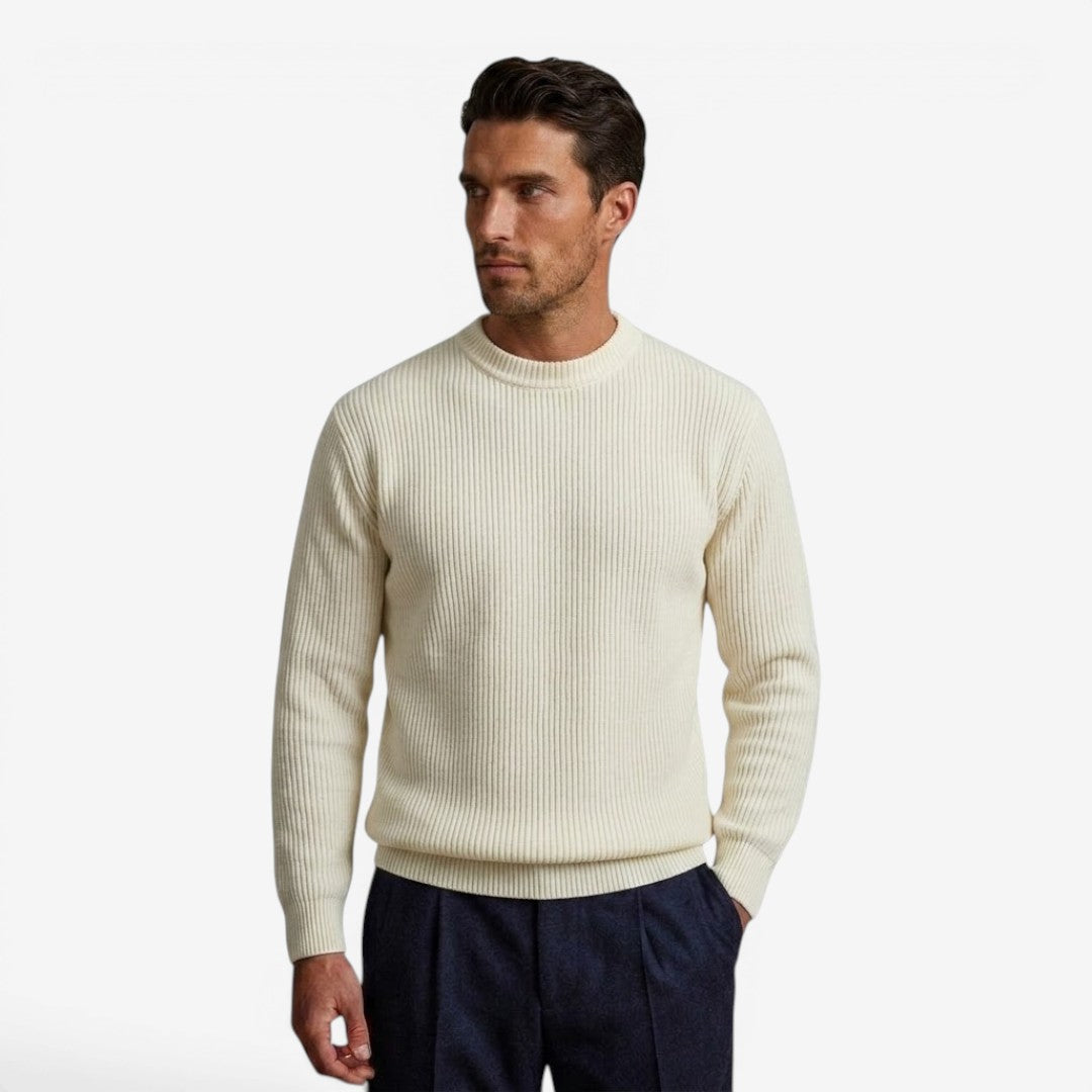 Jorvalore | Men's Soft Knit Crew Neck Sweatshirt Everyday Wear