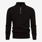 Jorvalore | Men's Soft Stretch Quarter Zip Jumper with Stand Collar