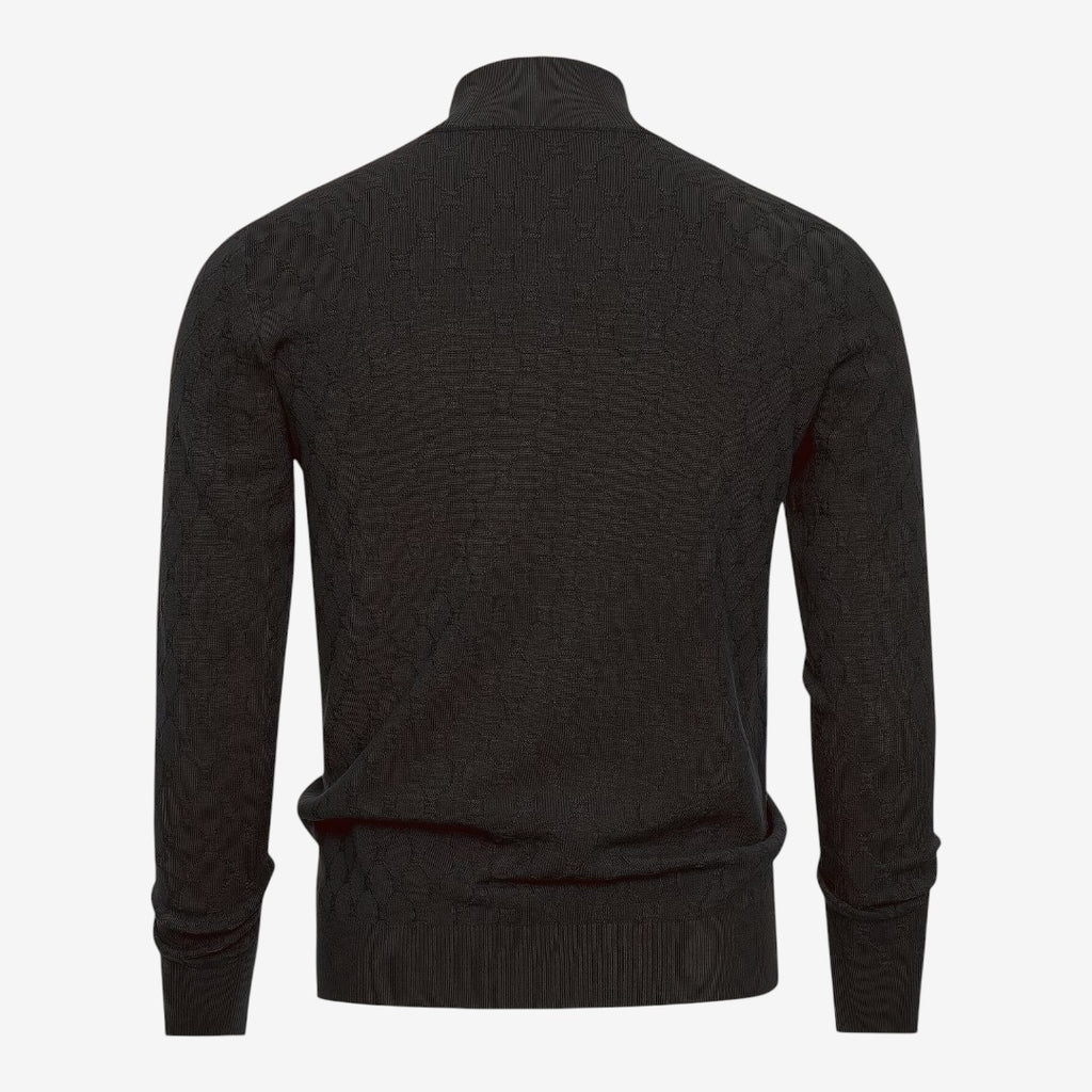 Jorvalore | Men's Soft Stretch Quarter Zip Jumper with Stand Collar