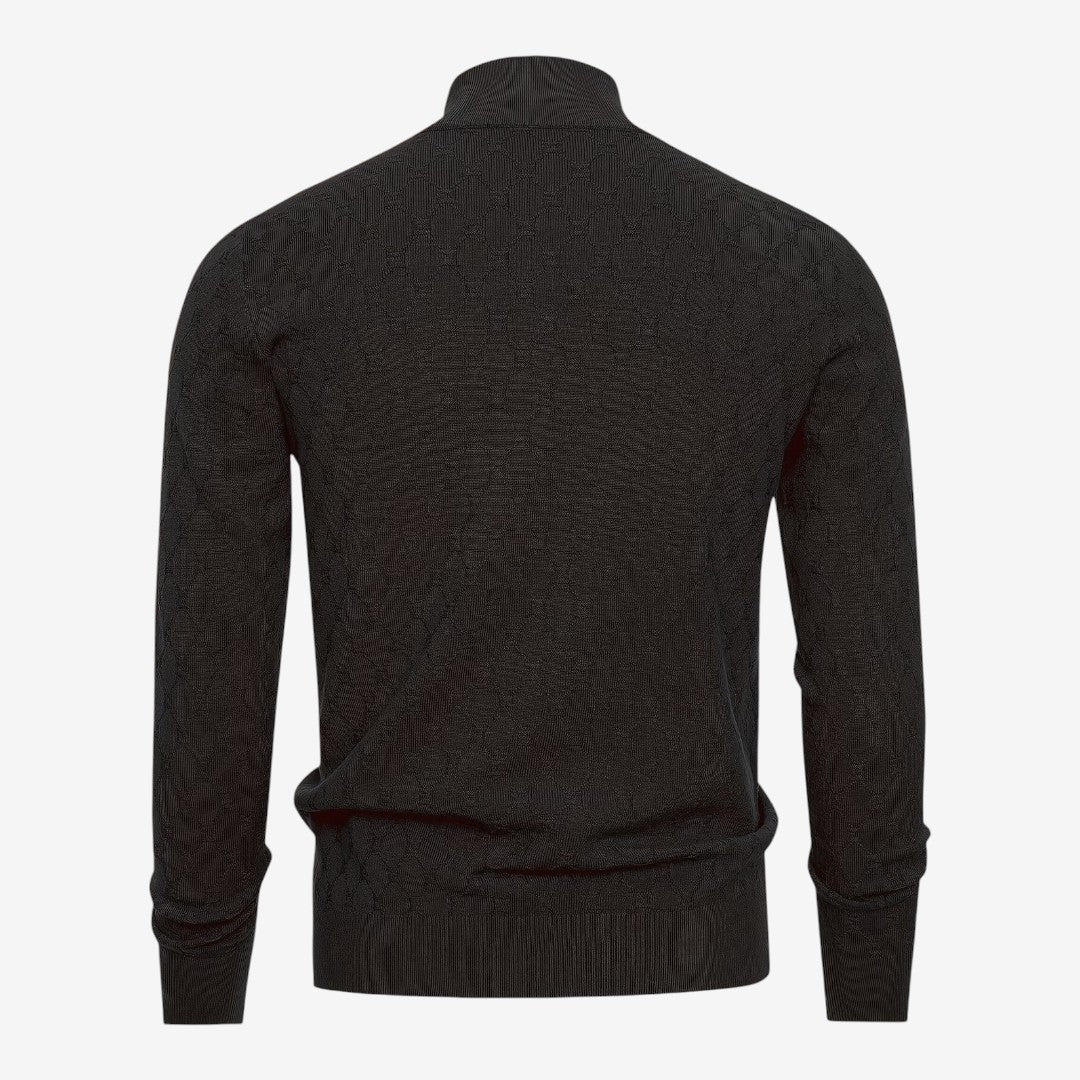 Jorvalore | Men's Soft Stretch Quarter Zip Jumper with Stand Collar