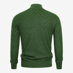 Jorvalore | Men's Soft Stretch Quarter Zip Jumper with Stand Collar