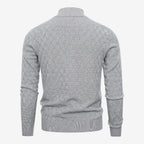 Jorvalore | Men's Soft Stretch Quarter Zip Jumper with Stand Collar