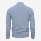 Jorvalore | Men's Soft Stretch Quarter Zip Jumper with Stand Collar