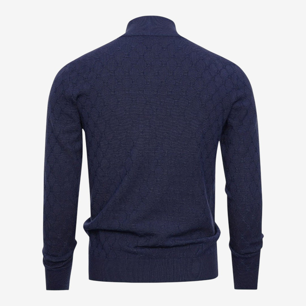 Jorvalore | Men's Soft Stretch Quarter Zip Jumper with Stand Collar