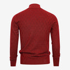 Jorvalore | Men's Soft Stretch Quarter Zip Jumper with Stand Collar