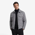 Jorvalore | Men’s Stand Collar Zip Jacket Lightweight Everyday Outerwear