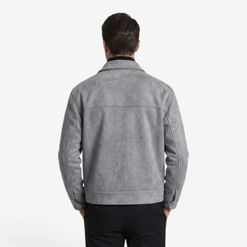Jorvalore | Men’s Stand Collar Zip Jacket Lightweight Everyday Outerwear