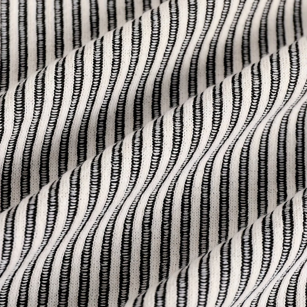 Jorvalore | Men's Striped Crew Neck Knit Jumper for Everyday Wear