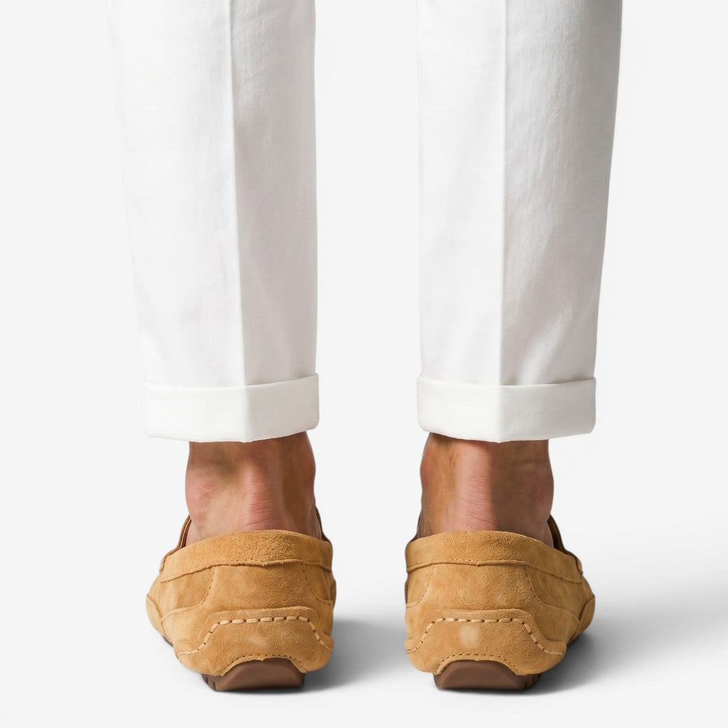 Jorvalore | Men’s Suede Driving Loafers Slip-On Summer Shoes