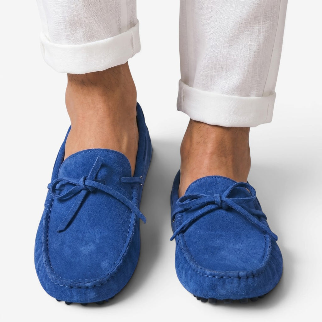 Jorvalore | Men's Suede Driving Loafers for Summer Casual Wear