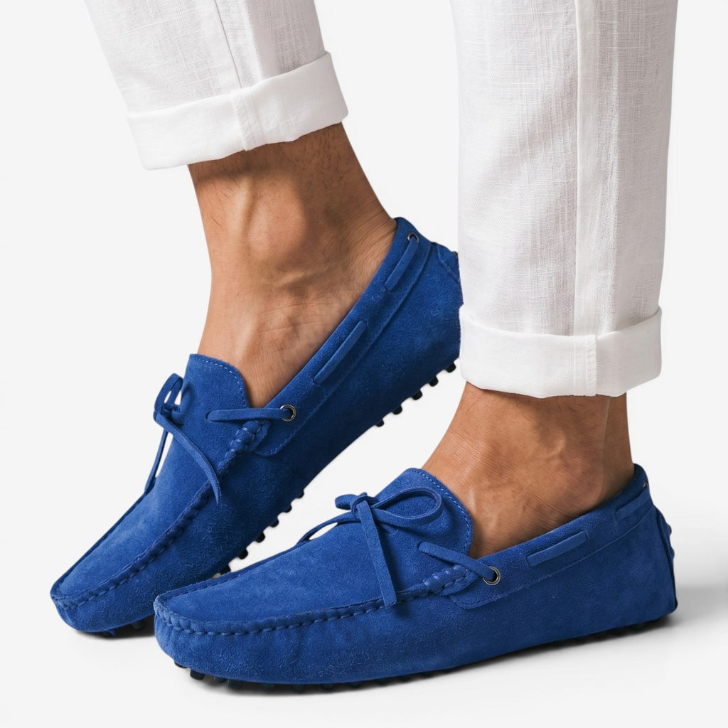 Jorvalore | Men's Suede Driving Loafers for Summer Casual Wear