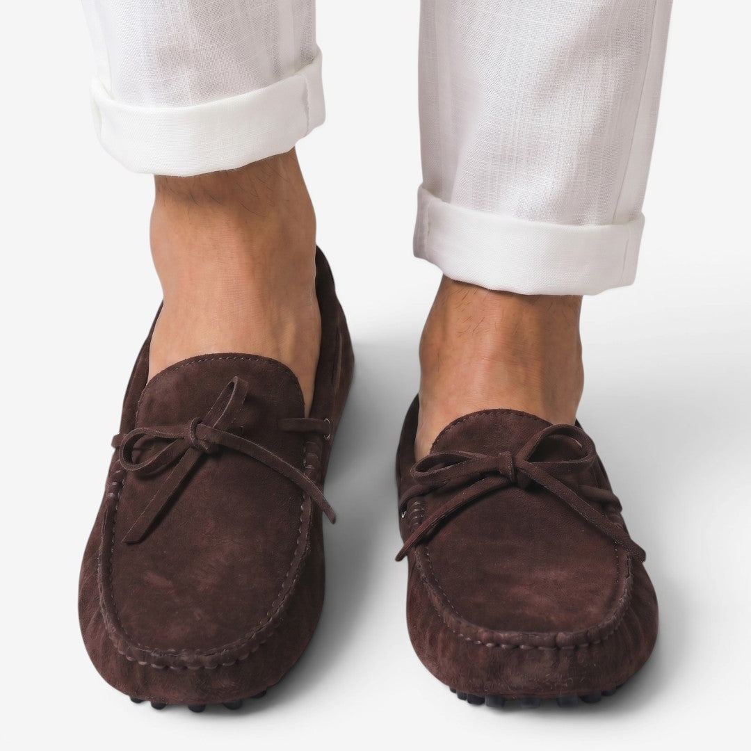 Jorvalore | Men's Suede Driving Loafers for Summer Casual Wear