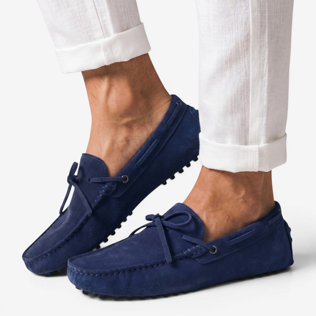 Jorvalore | Men's Suede Driving Loafers for Summer Casual Wear