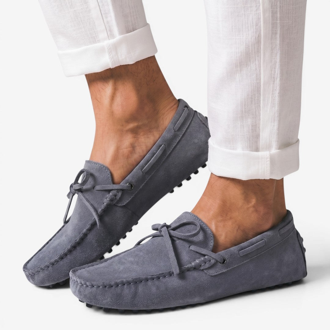 Jorvalore | Men's Suede Driving Loafers for Summer Casual Wear