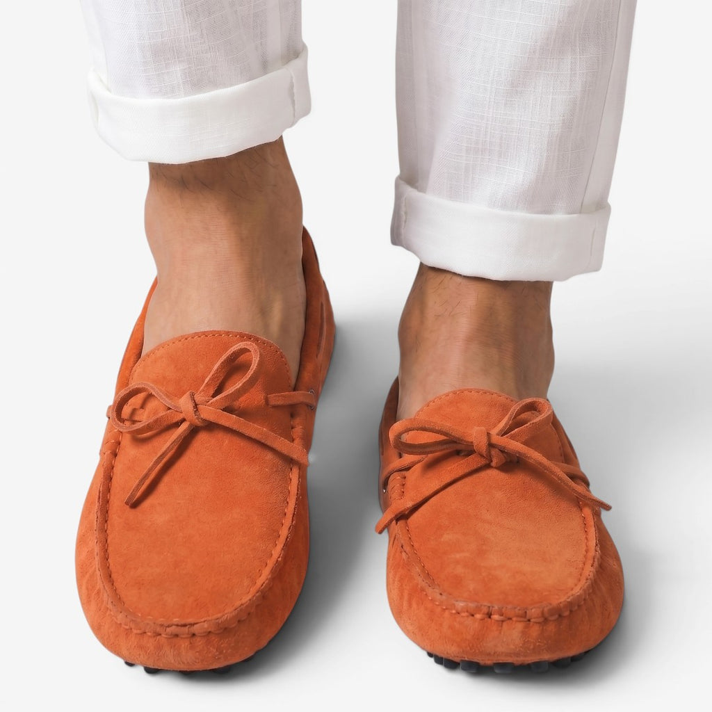 Jorvalore | Men's Suede Driving Loafers for Summer Casual Wear