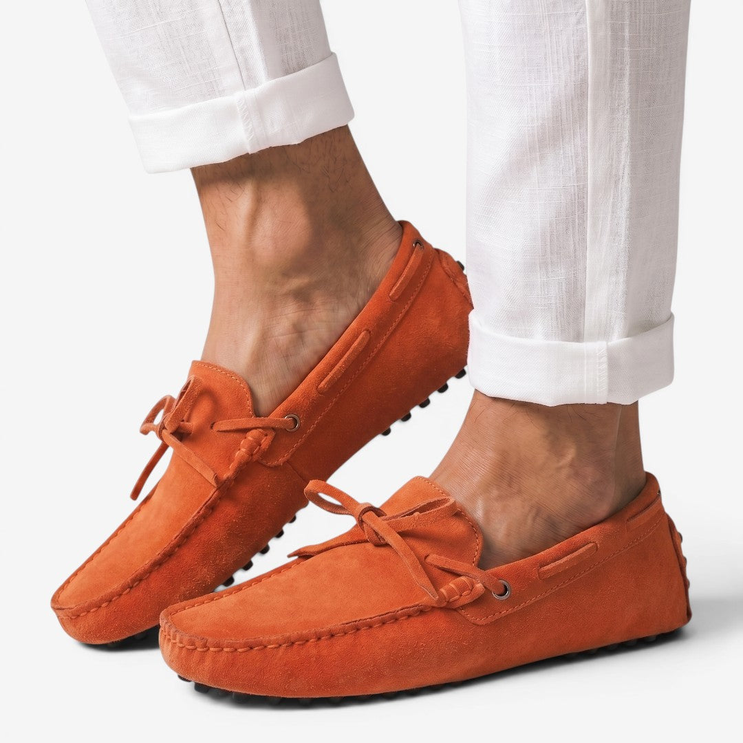 Jorvalore | Men's Suede Driving Loafers for Summer Casual Wear