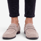 Jorvalore | Men’s Suede Loafers Comfortable Slip-On Shoes for Weddings