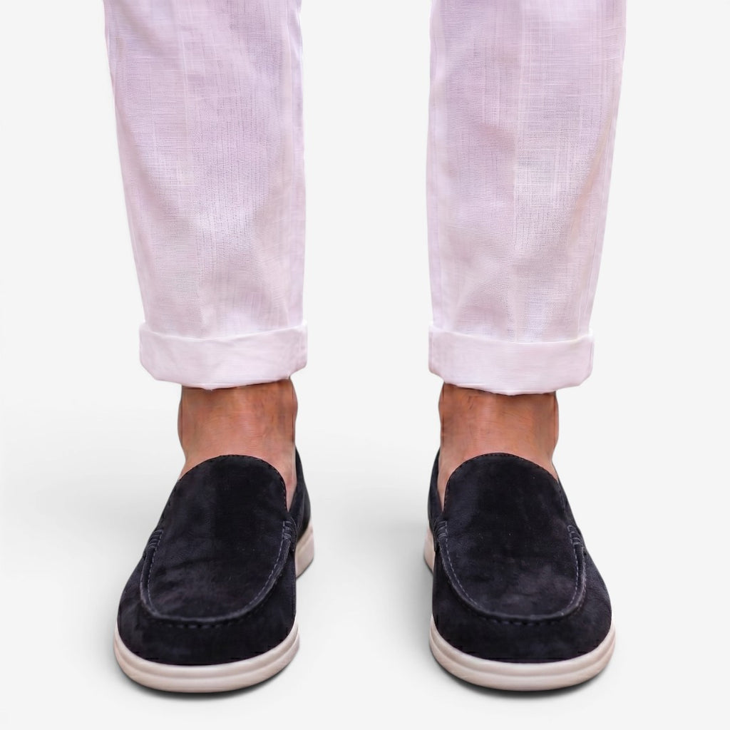 Jorvalore | Men’s Suede Loafers for Weddings and Formal Summer Events
