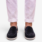 Jorvalore | Men’s Suede Loafers for Weddings and Formal Summer Events