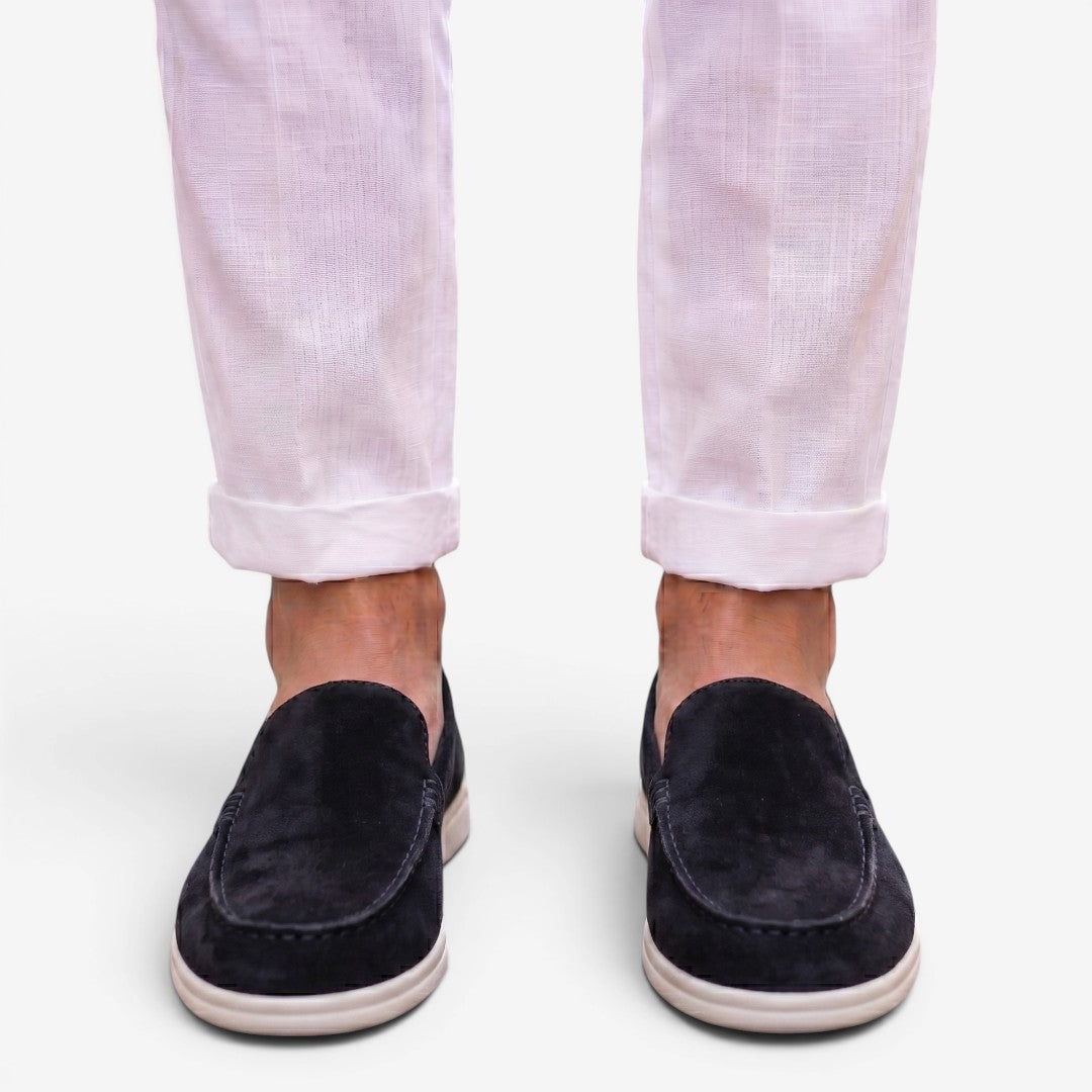 Jorvalore | Men’s Suede Loafers for Weddings and Formal Summer Events