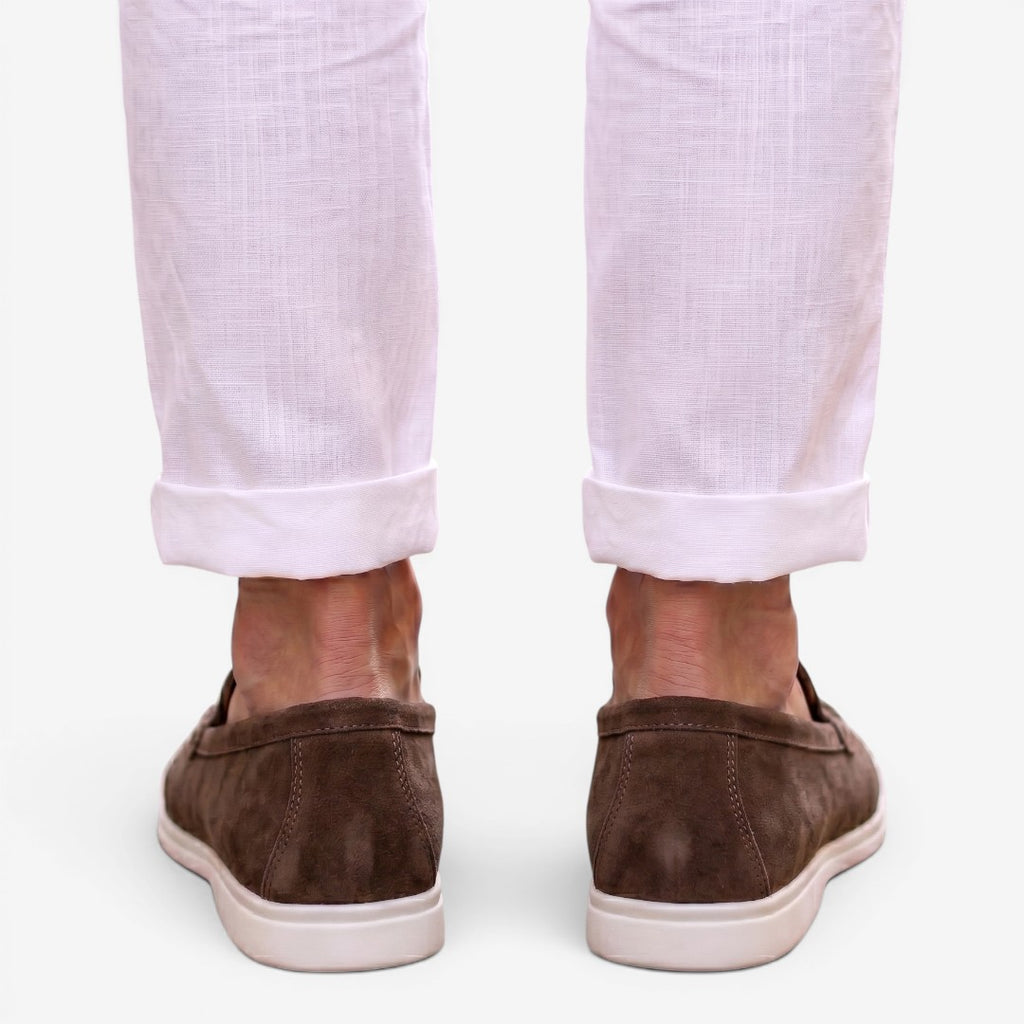 Jorvalore | Men’s Suede Loafers for Weddings and Formal Summer Events