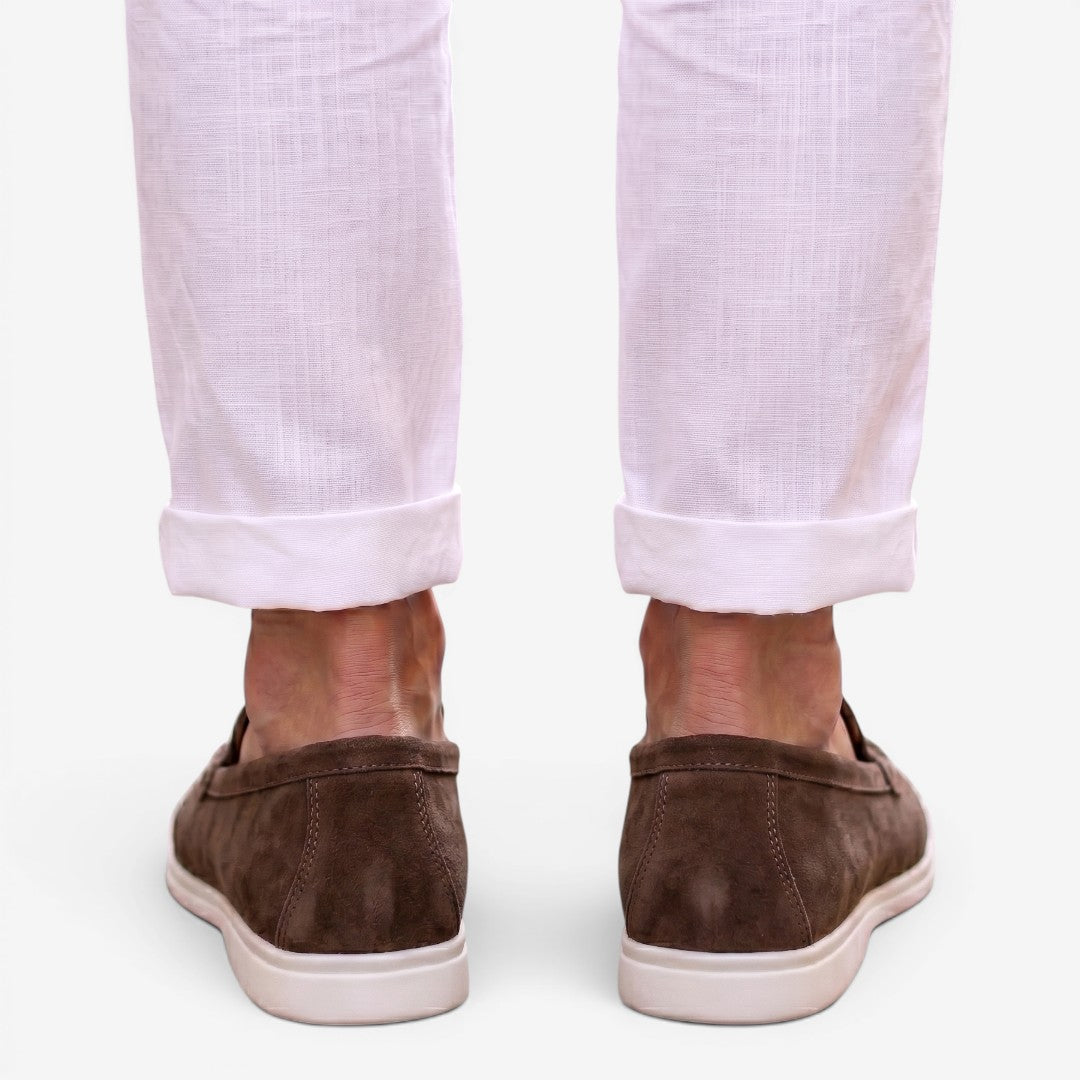Jorvalore | Men’s Suede Loafers for Weddings and Formal Summer Events