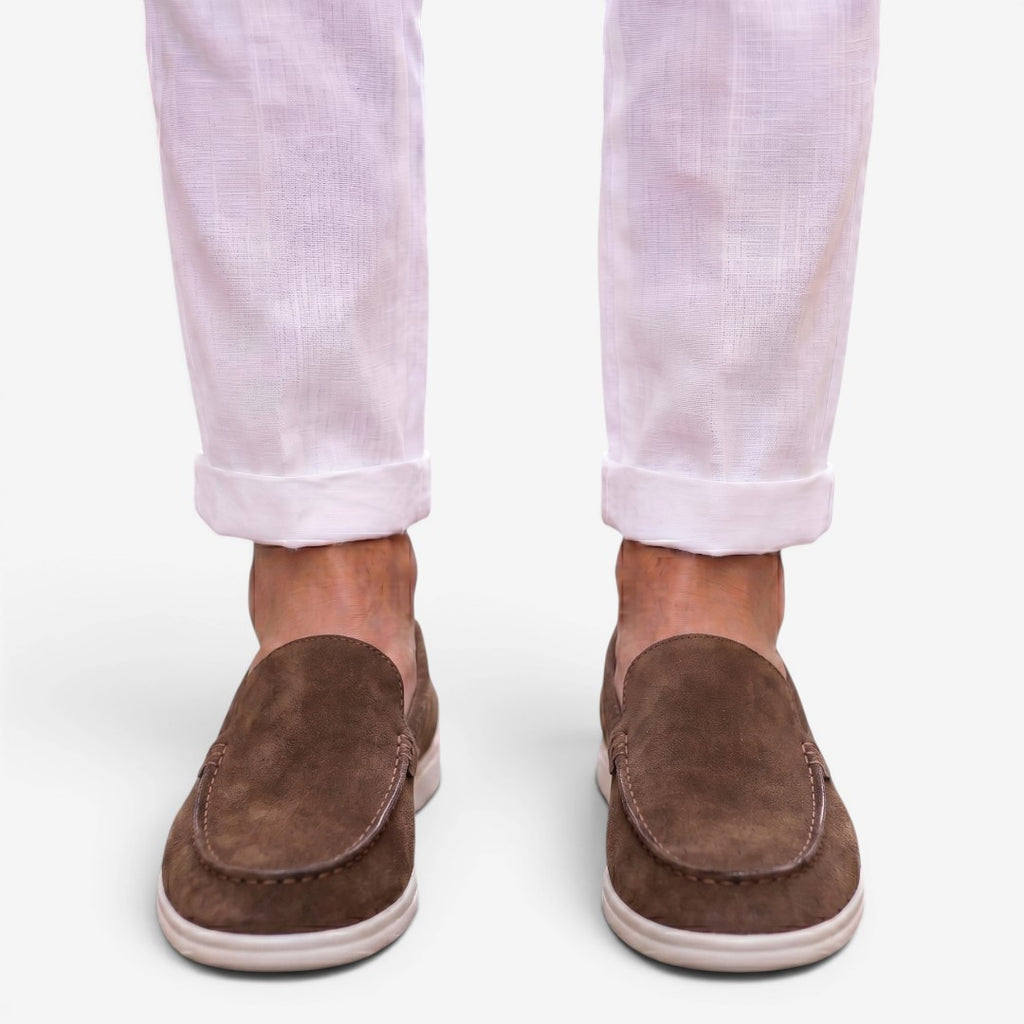 Jorvalore | Men’s Suede Loafers for Weddings and Formal Summer Events