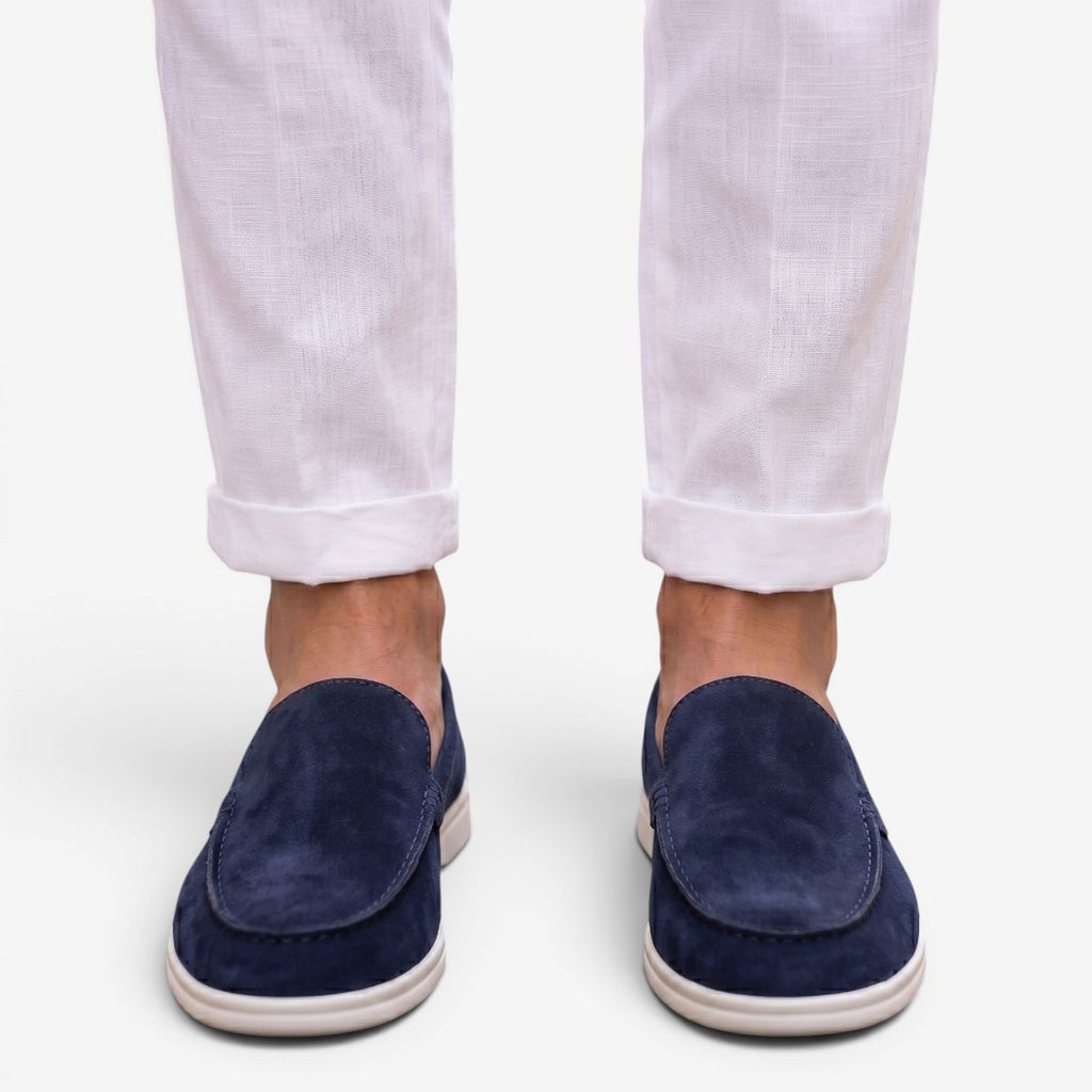 Jorvalore | Men’s Suede Loafers for Weddings and Formal Summer Events