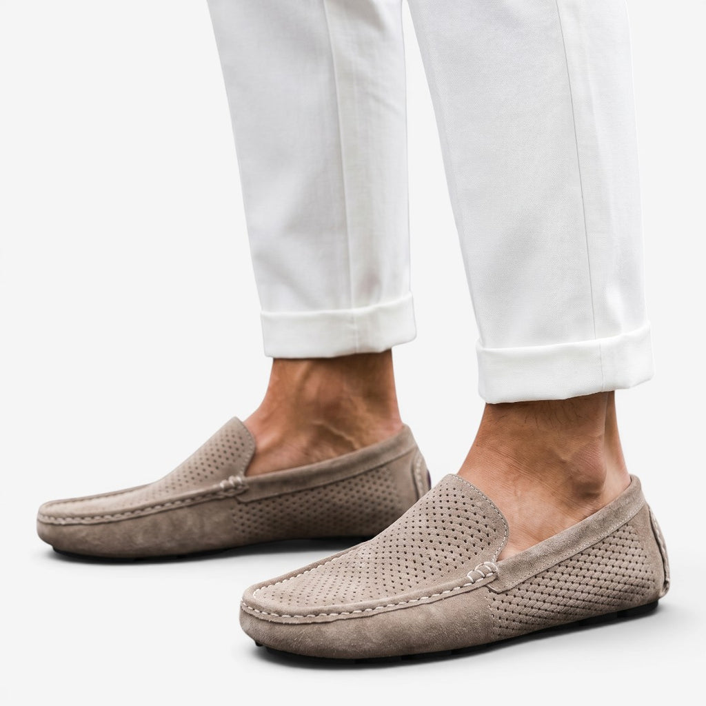Jorvalore | Men’s Summer Loafers Breathable Slip-On Walking Shoes