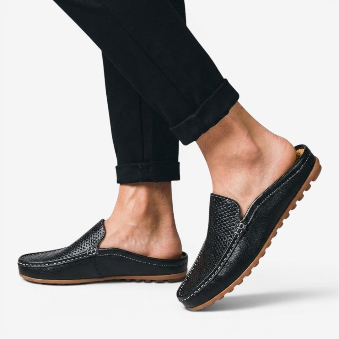 Jorvalore | Men's Summer Mule Loafers Breathable Slip-On Walking Shoes